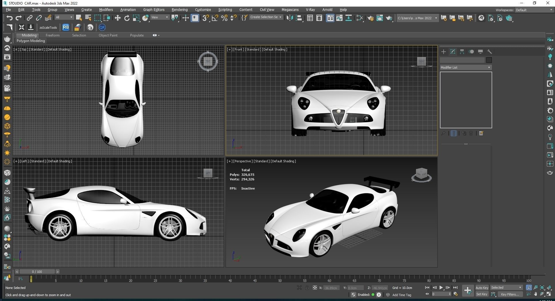 9 models of  Alfa-Romeo cars 3D Model Collection_79