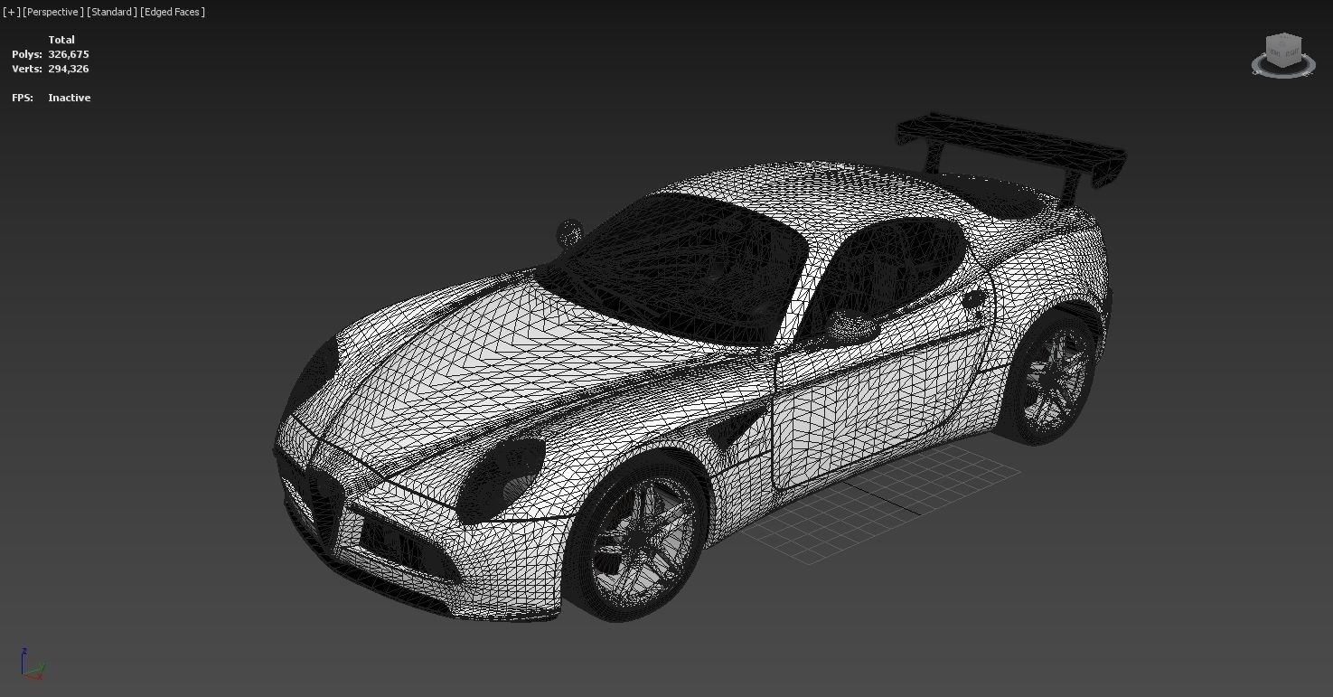 9 models of  Alfa-Romeo cars 3D Model Collection_78