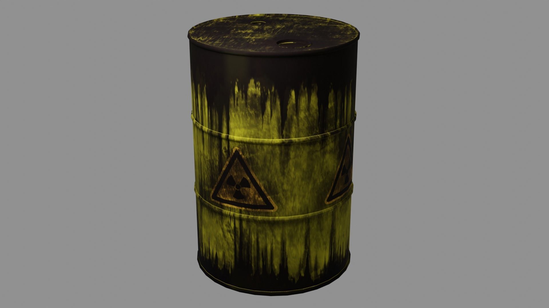The rusty barrel  3D model_2