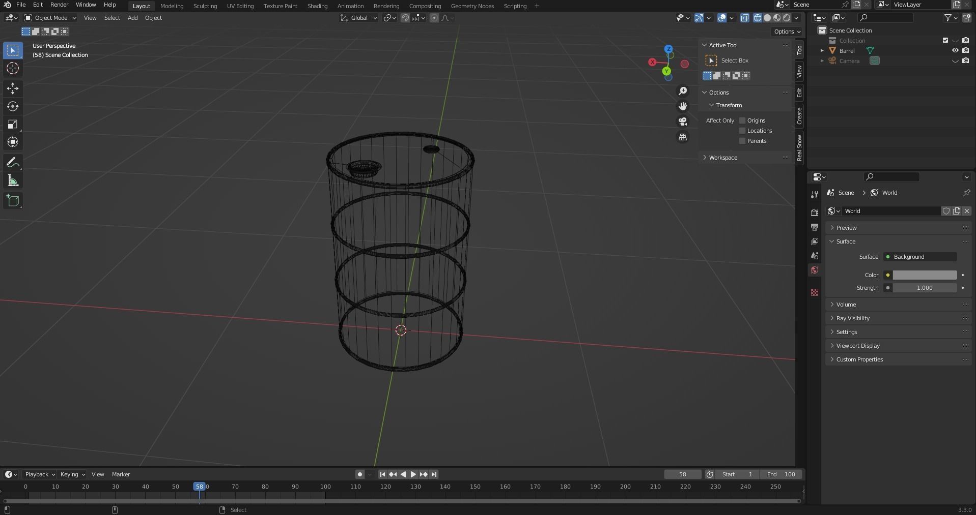 The rusty barrel  3D model_6