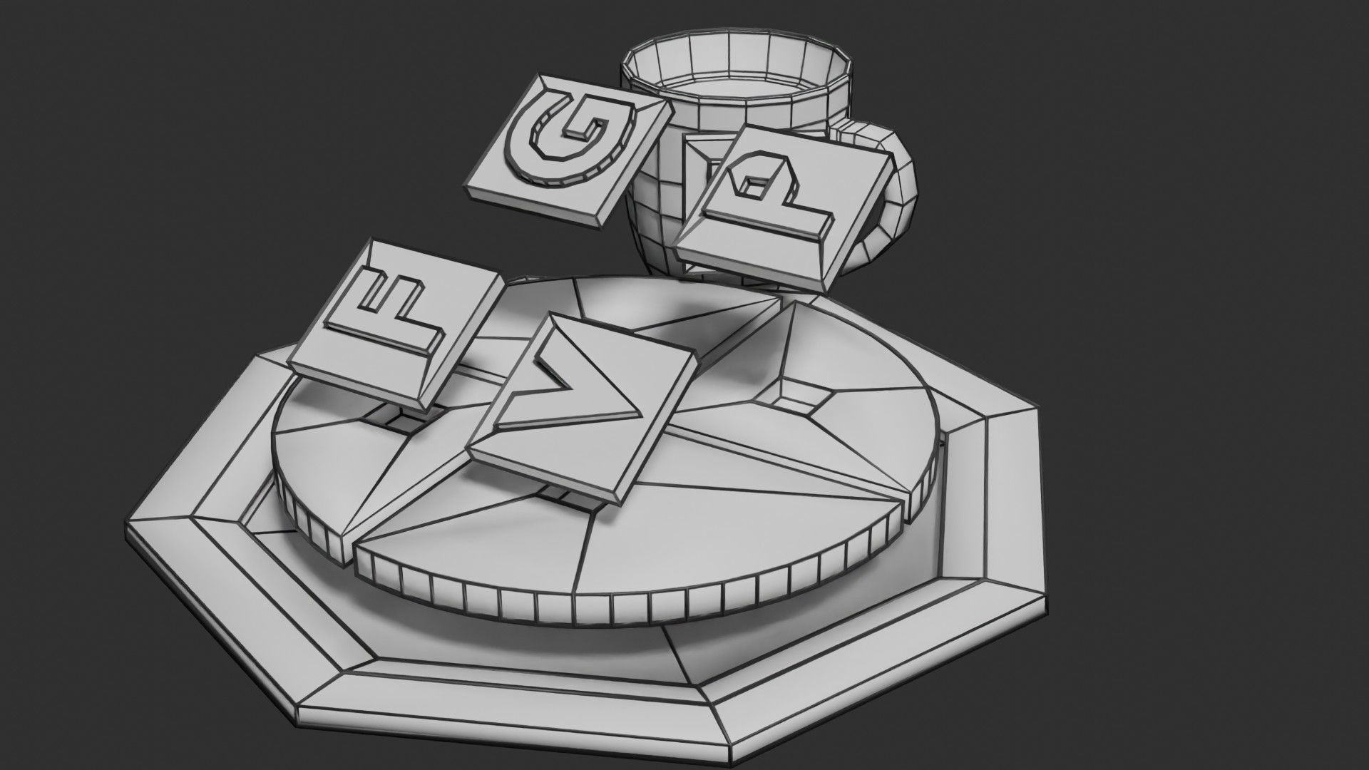 HEALTHY FOOD PLATE PROPORTION 3D print model_28