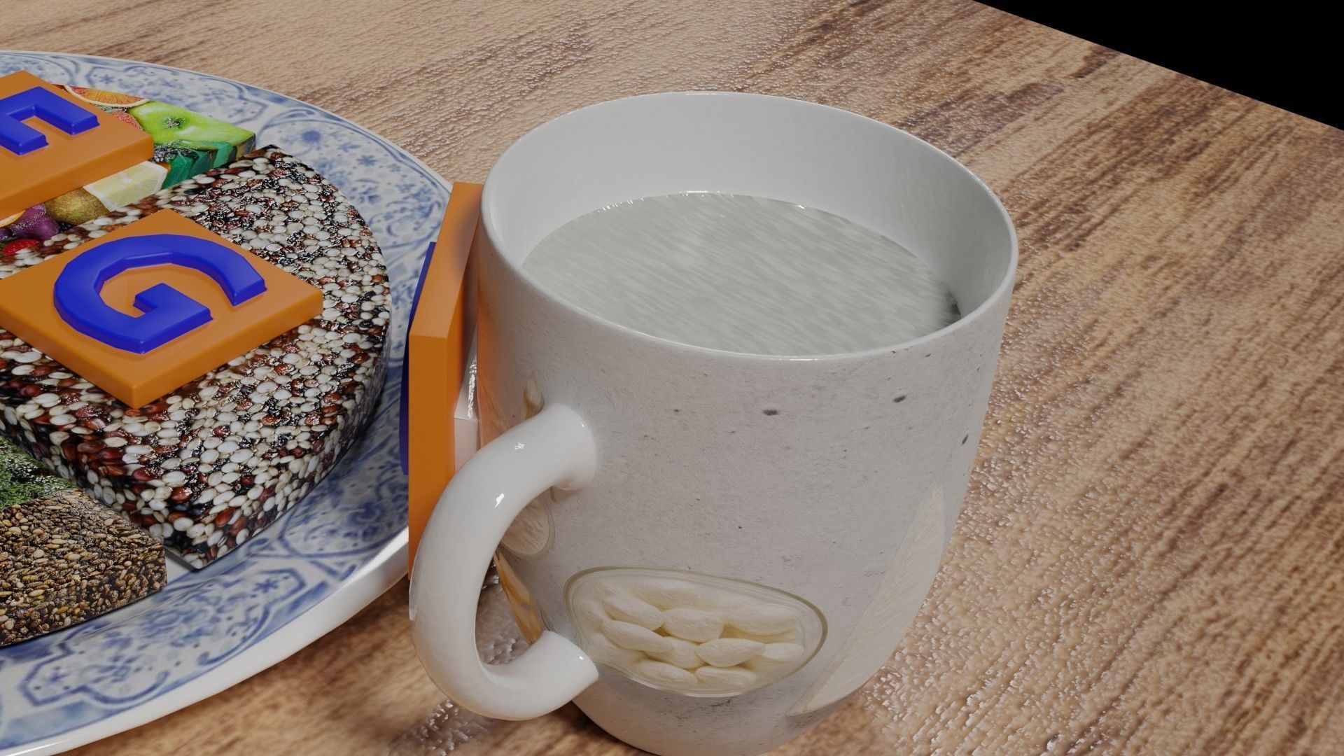 HEALTHY FOOD PLATE PROPORTION 3D print model_18