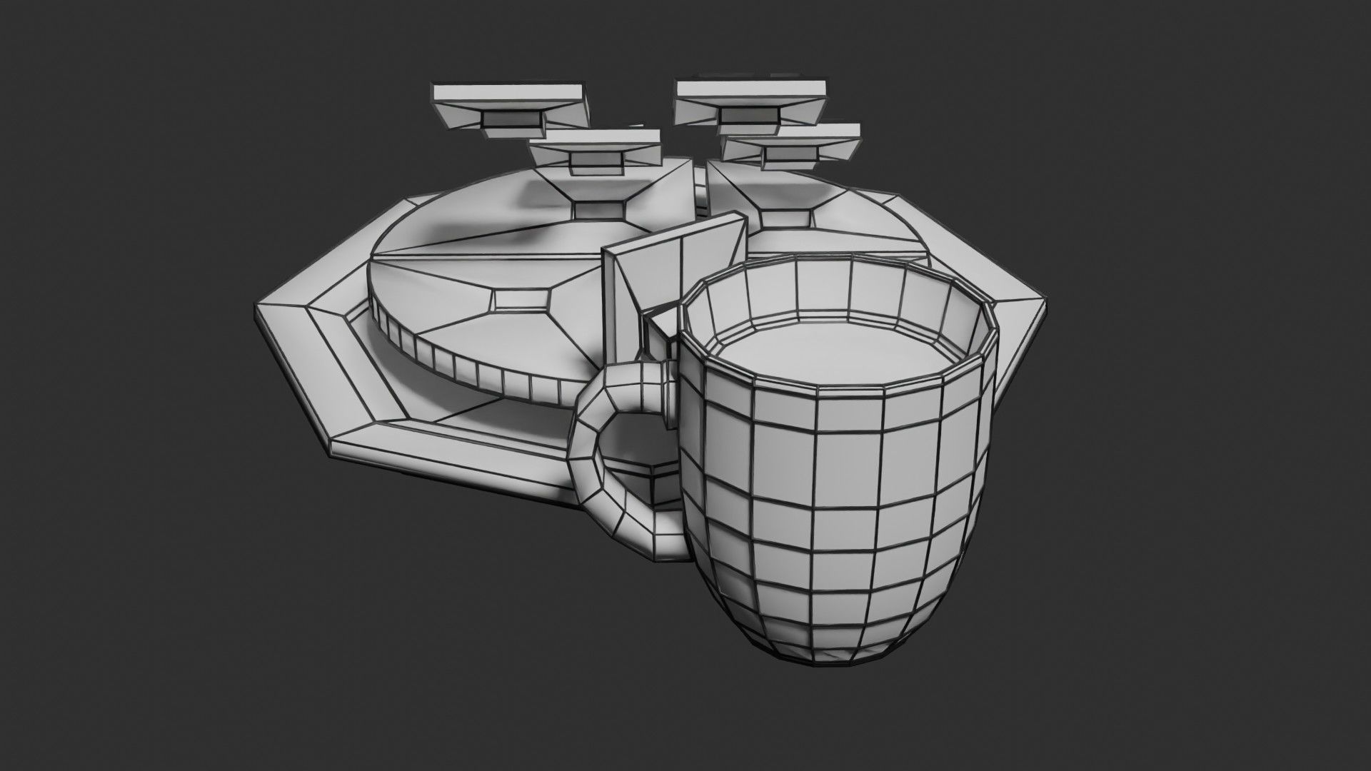 HEALTHY FOOD PLATE PROPORTION 3D print model_36