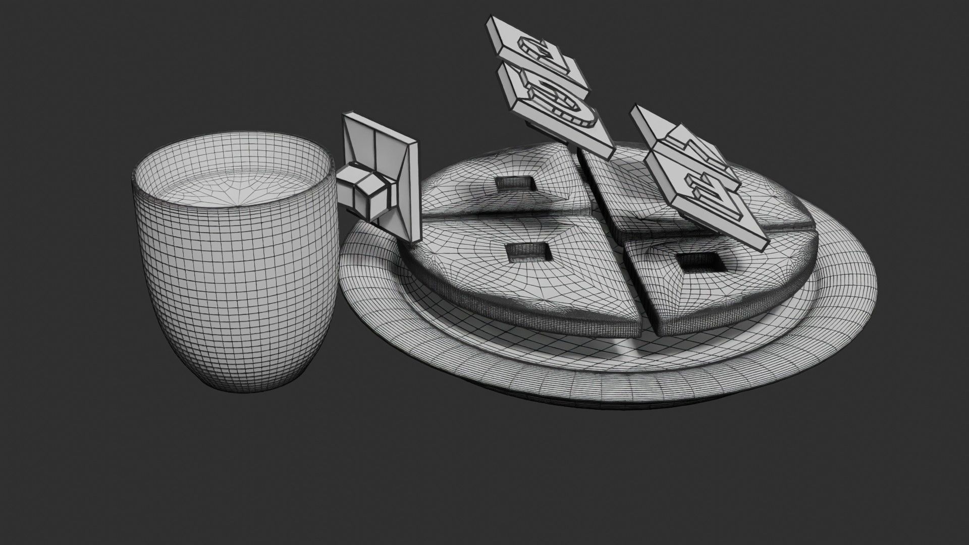 HEALTHY FOOD PLATE PROPORTION 3D print model_34