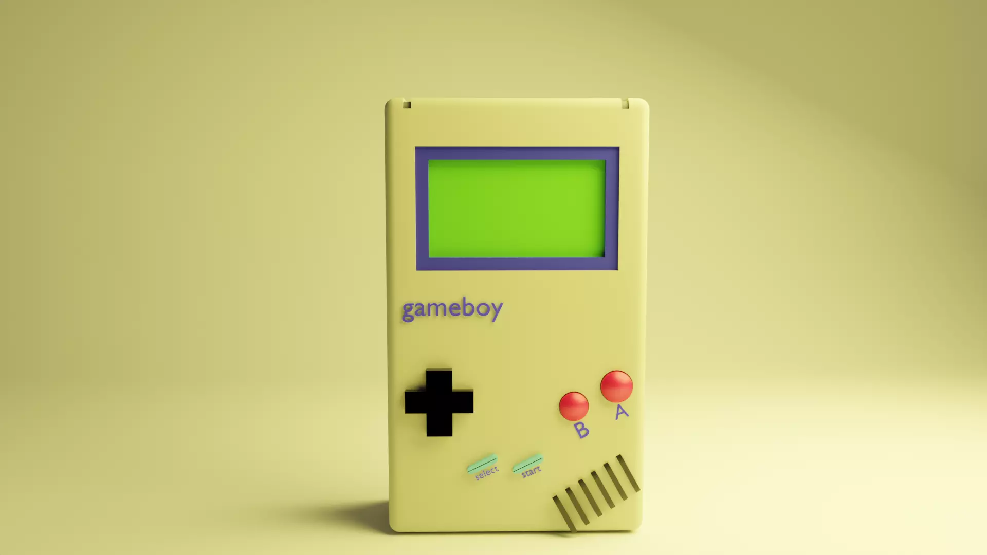 gameboy 3D model_0