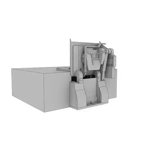 Furnace Machine Free low-poly 3D model