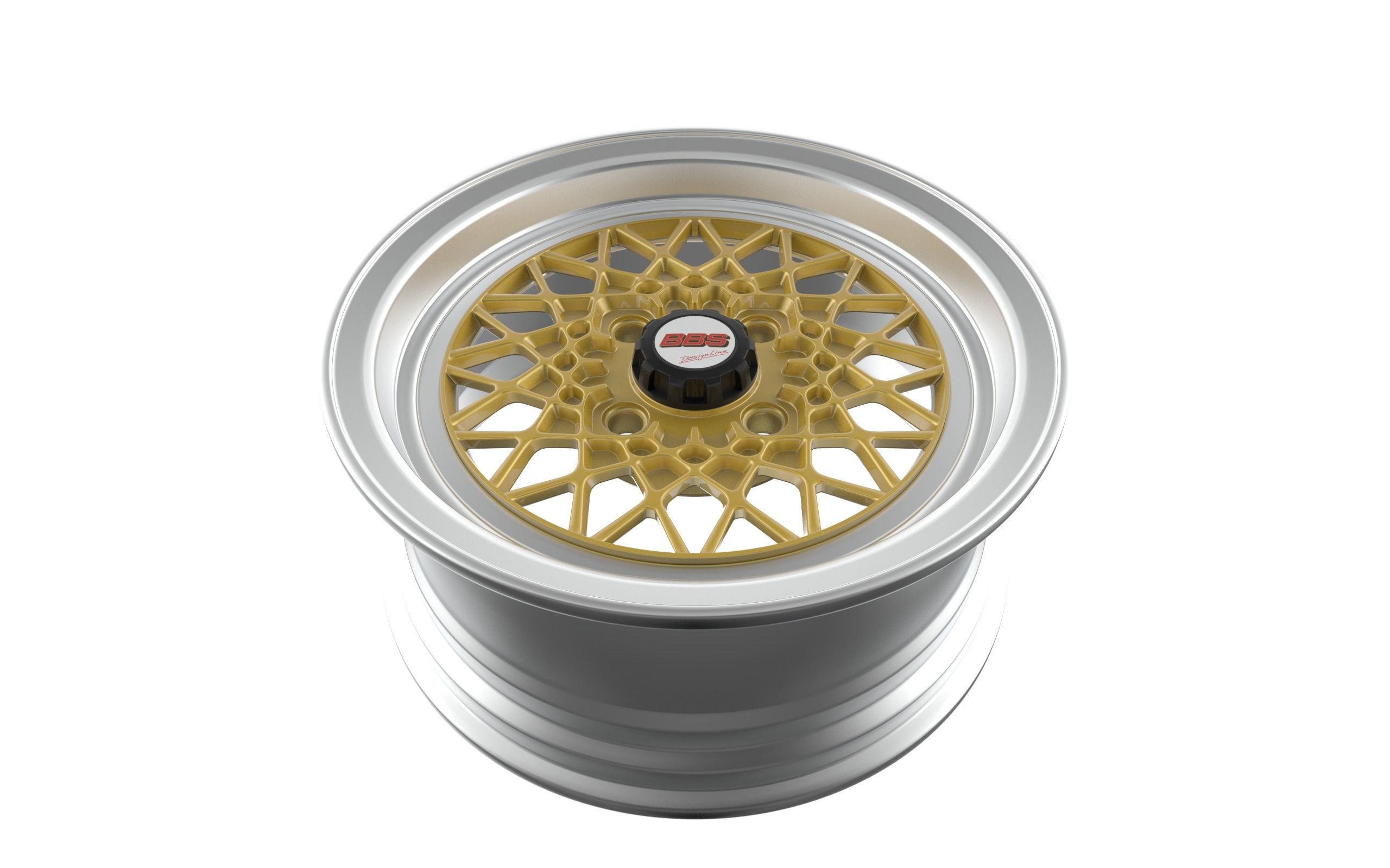 BBS Mahle Custom Wheel 3D model_5