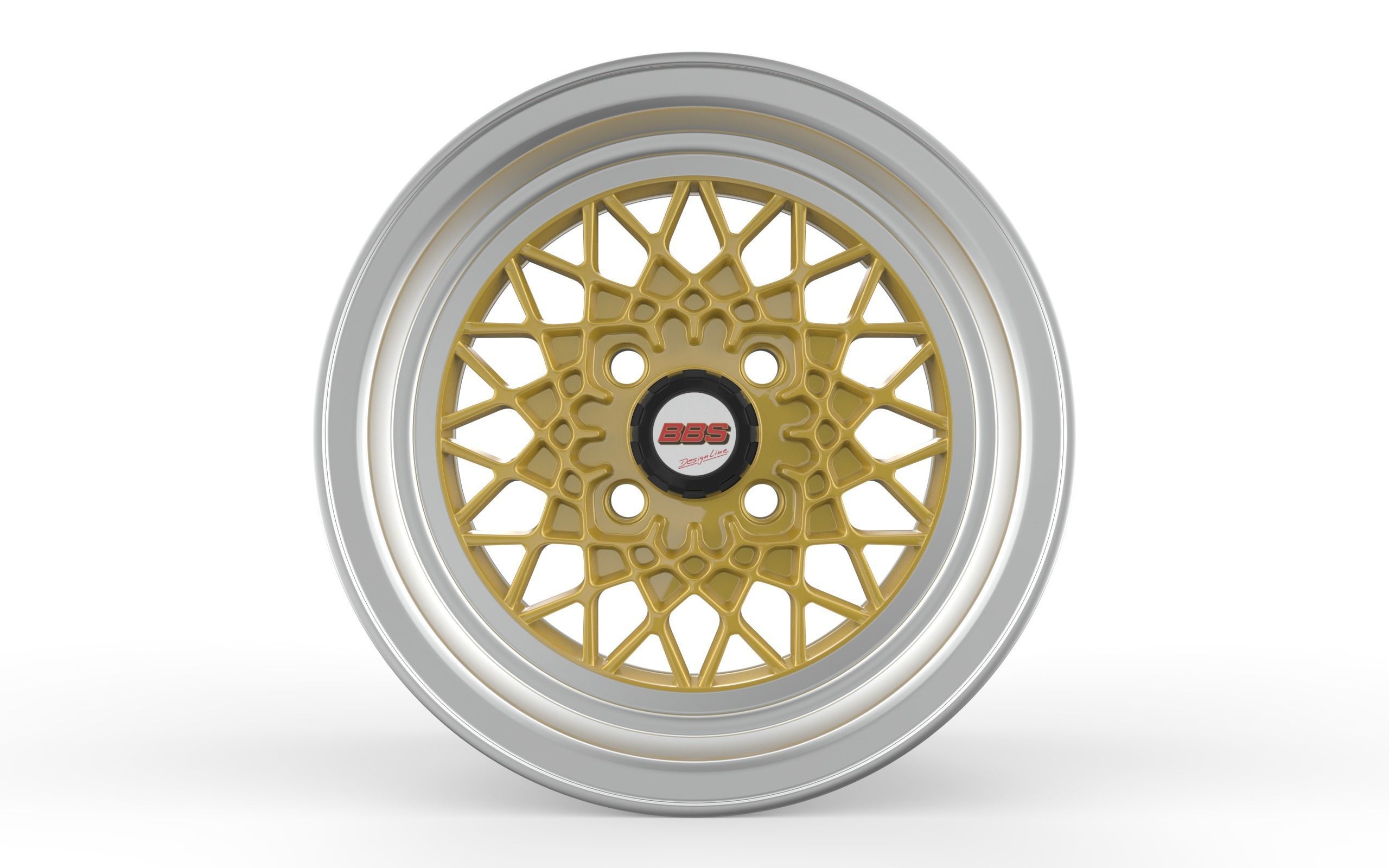 BBS Mahle Custom Wheel 3D model_2