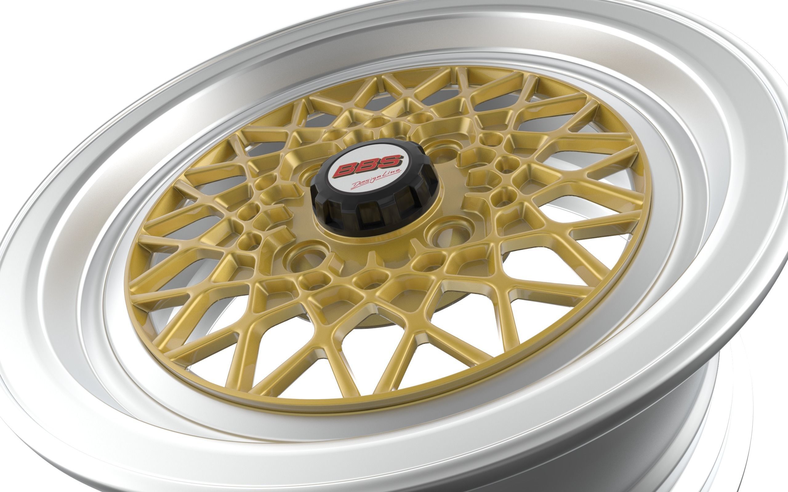 BBS Mahle Custom Wheel 3D model_7