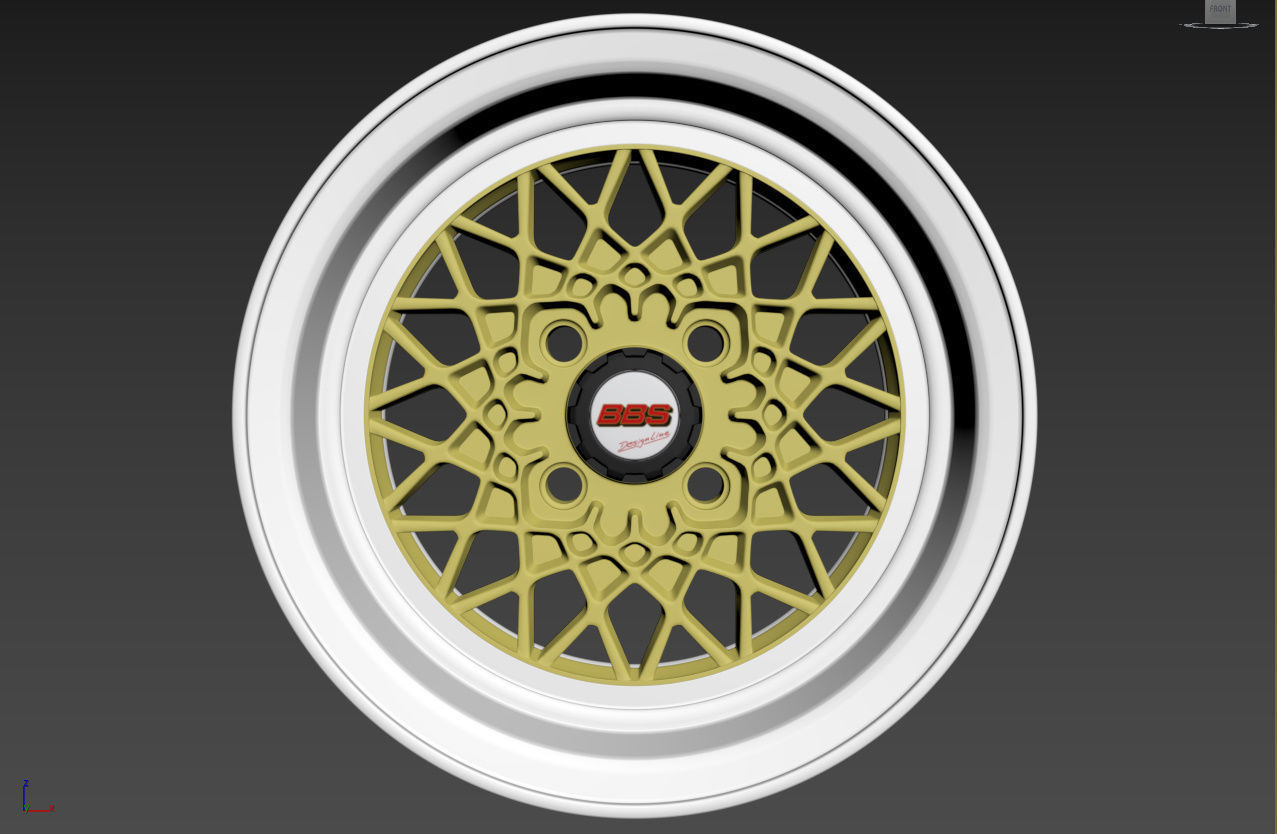 BBS Mahle Custom Wheel 3D model_33
