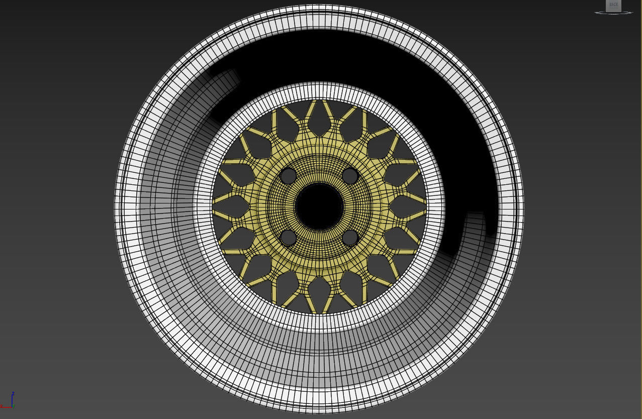 BBS Mahle Custom Wheel 3D model_38