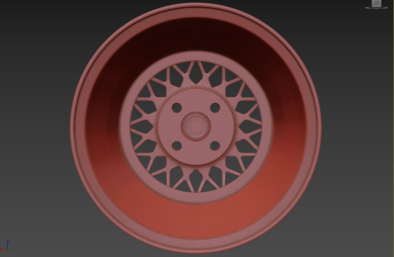 BBS Mahle Custom Wheel 3D model_40