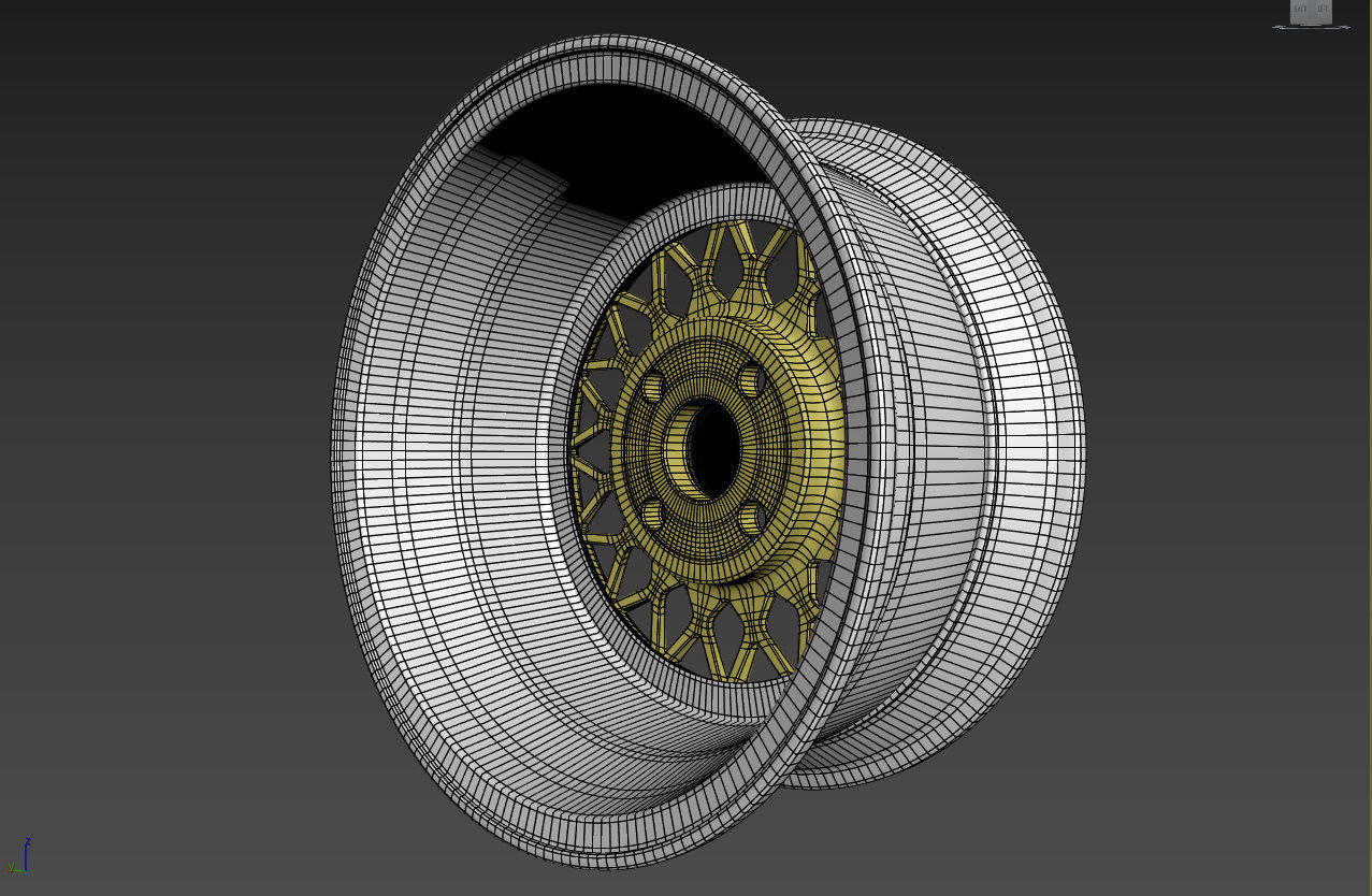 BBS Mahle Custom Wheel 3D model_14