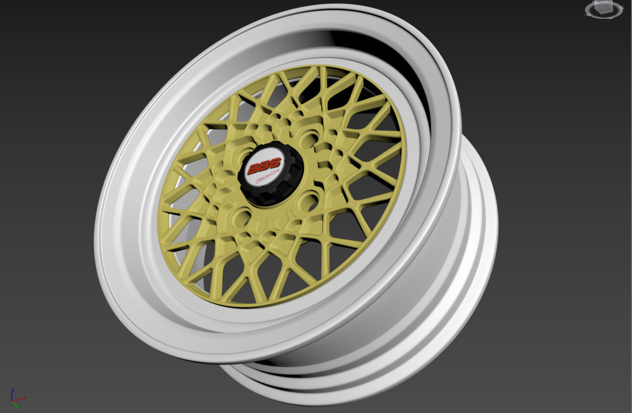 BBS Mahle Custom Wheel 3D model_21