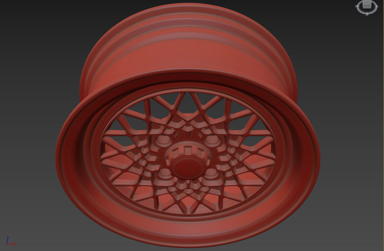 BBS Mahle Custom Wheel 3D model_20