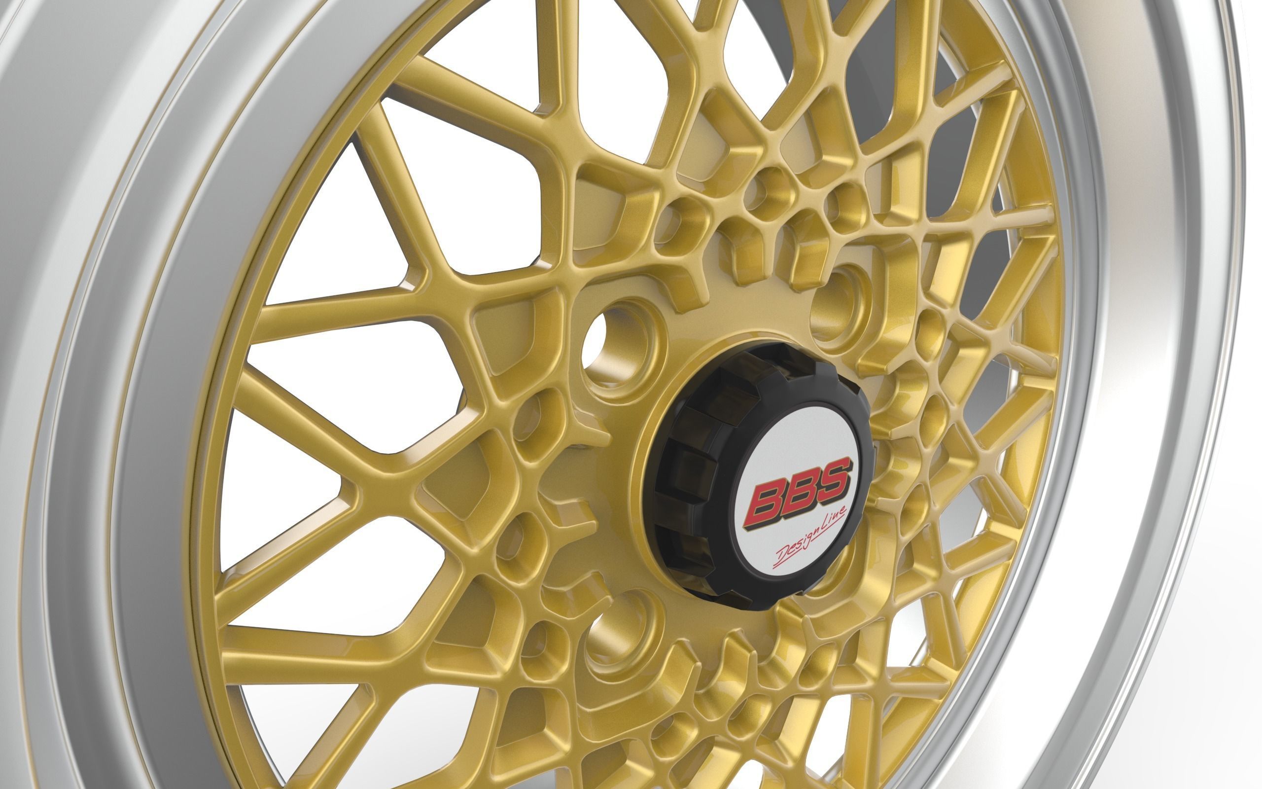 BBS Mahle Custom Wheel 3D model_8
