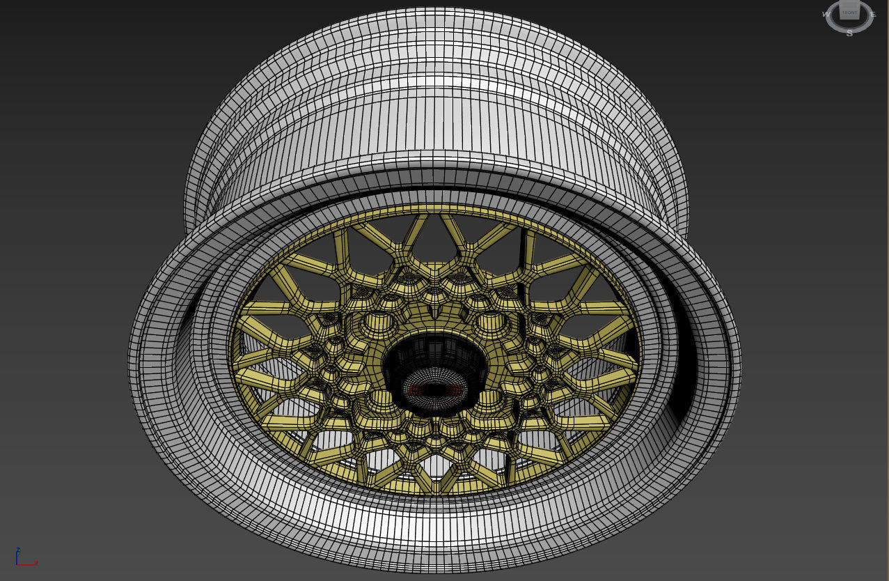 BBS Mahle Custom Wheel 3D model_18