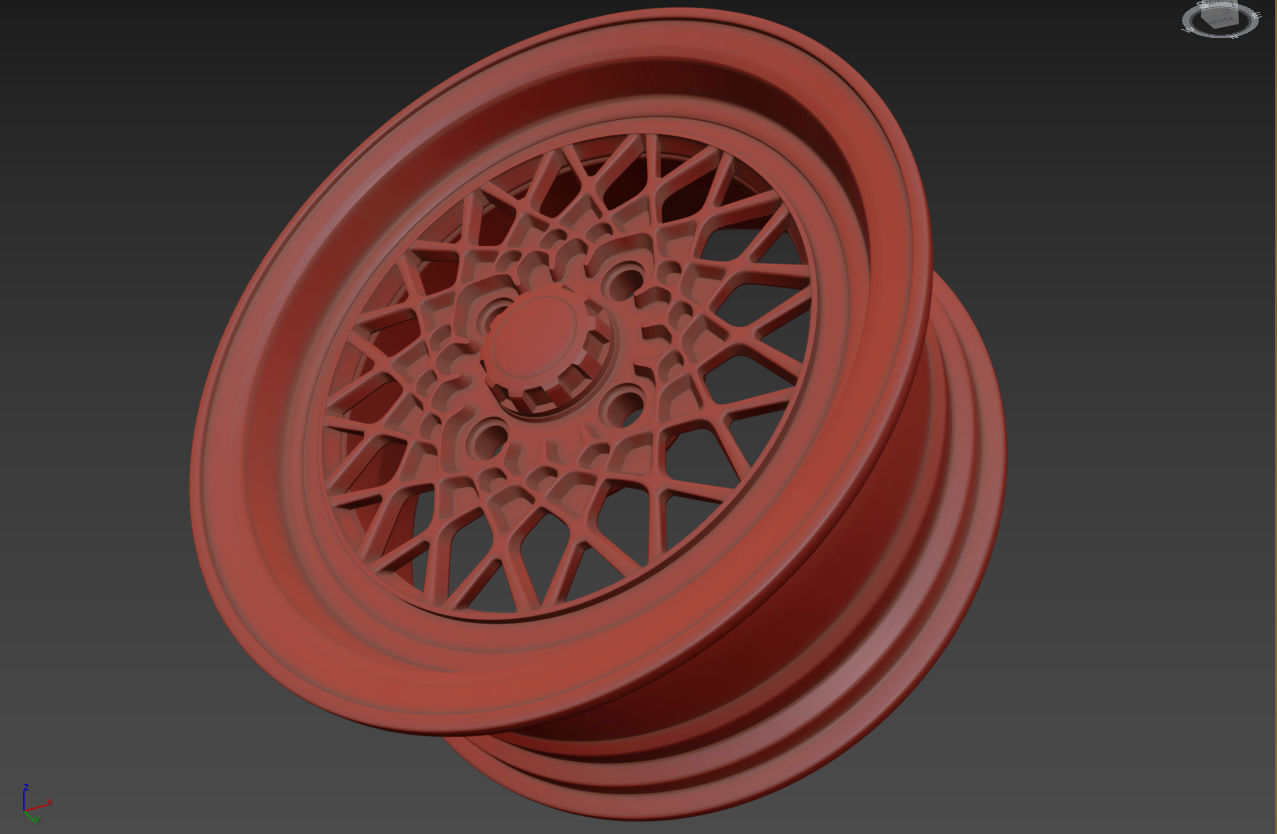 BBS Mahle Custom Wheel 3D model_24