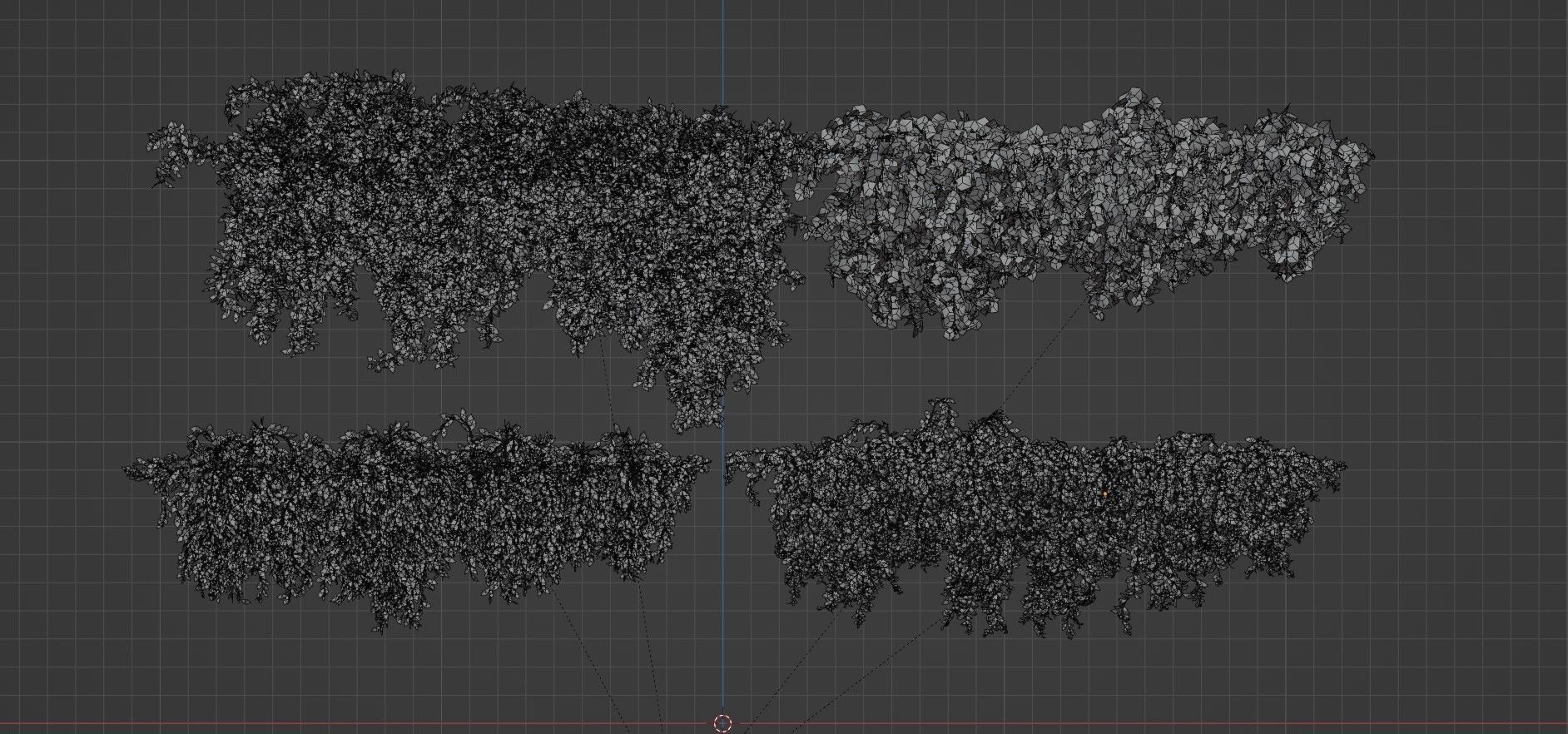 Hanging wall plants collection vol 64-Blender 3D model_8