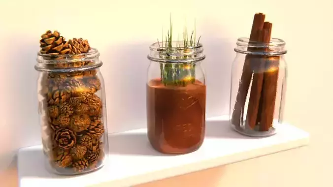 Ball Mason Jar - Wide Mouth - Royalty Free