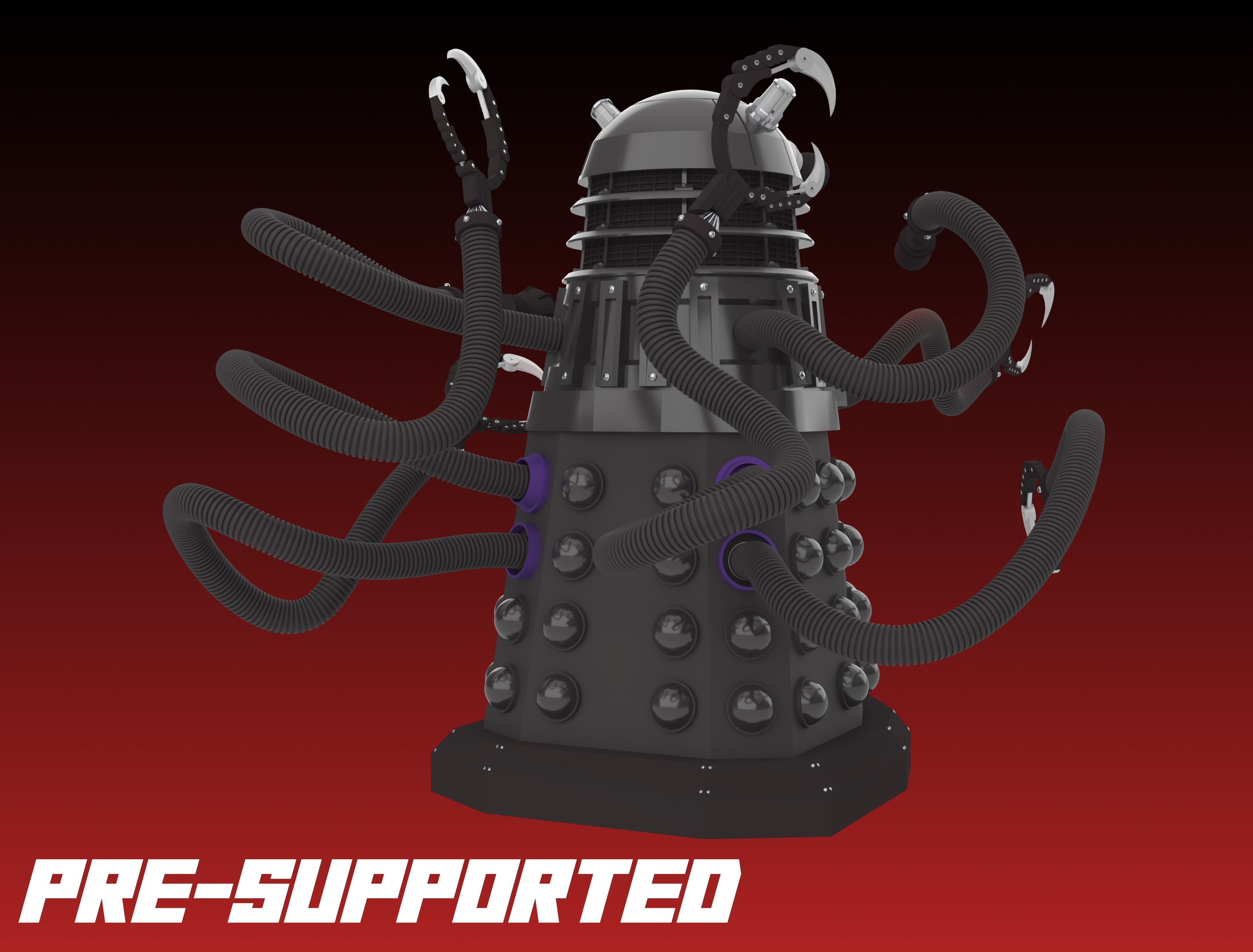 05 D-A-L-E-K Overseer - 32mm Miniature - 3D print model_1