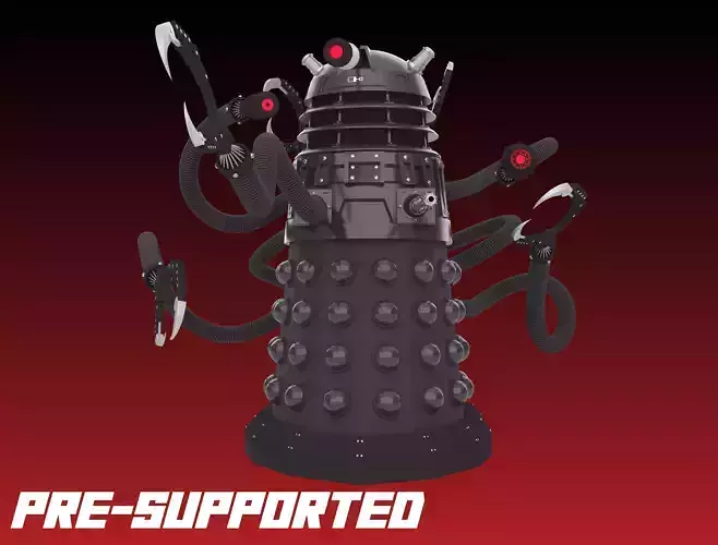 05 D-A-L-E-K Overseer - 32mm Miniature - 3D print model