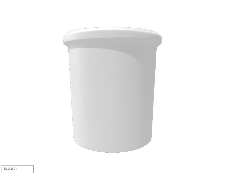 5 Gallon Bucket one tenth Free 3D print model_5