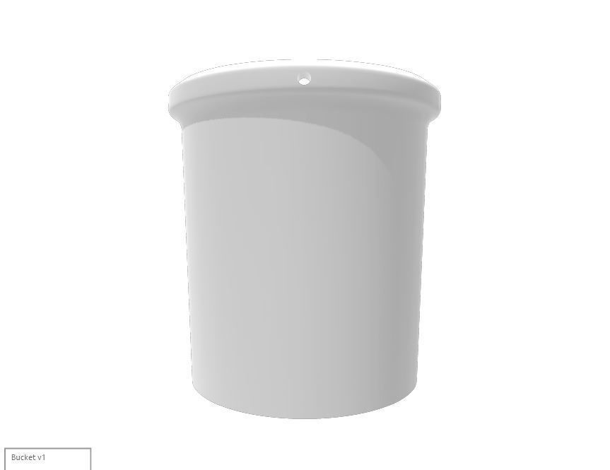 5 Gallon Bucket one tenth Free 3D print model_4