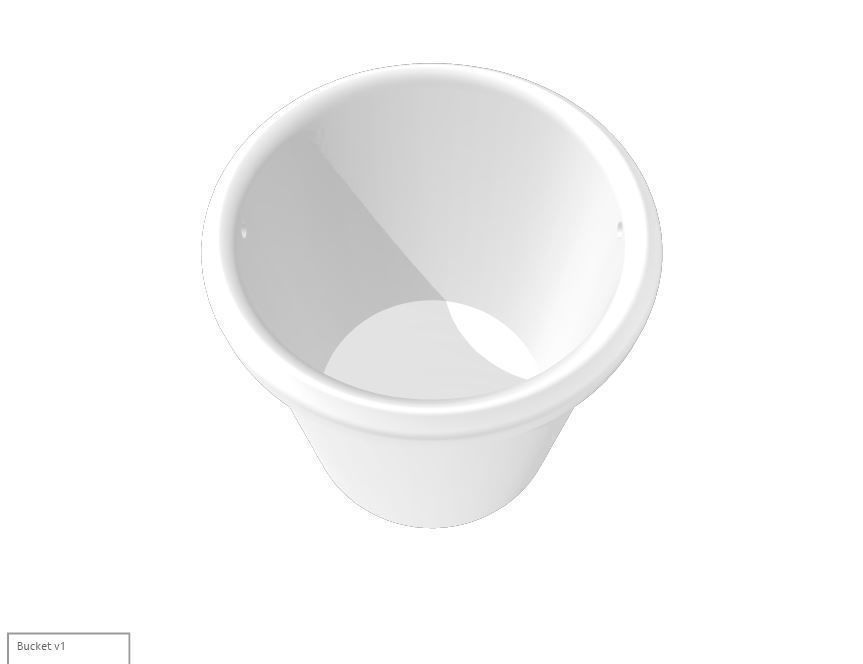 5 Gallon Bucket one tenth Free 3D print model_1
