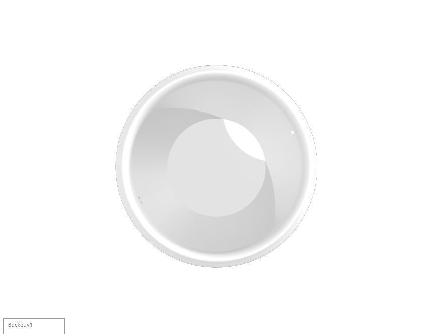 5 Gallon Bucket one tenth Free 3D print model_3