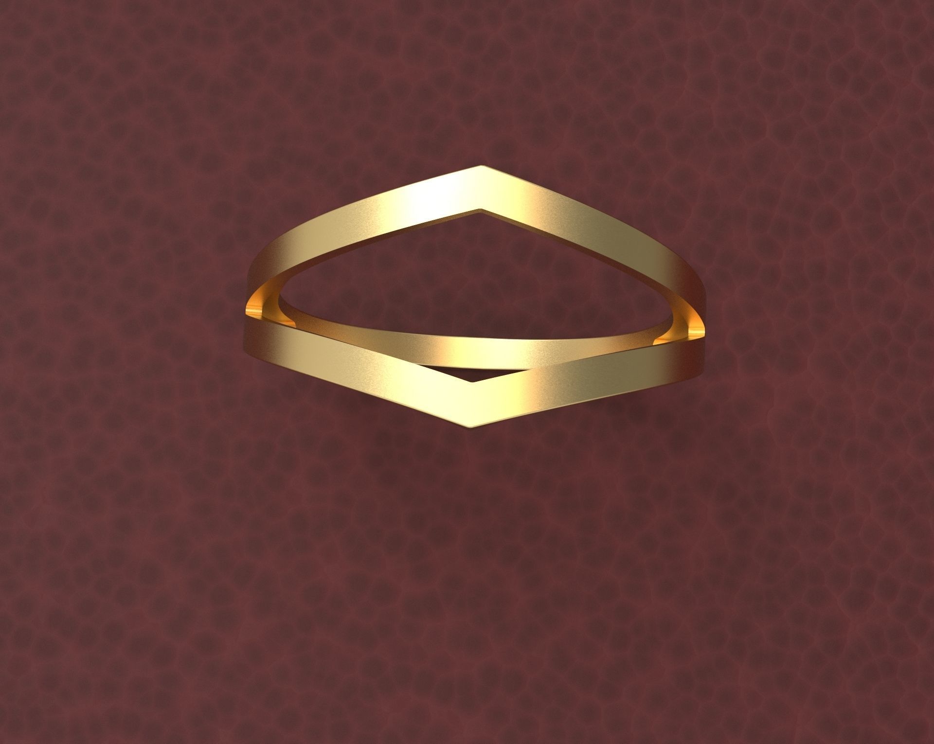 Minimalist Ring DM-3 Free 3D print model_1