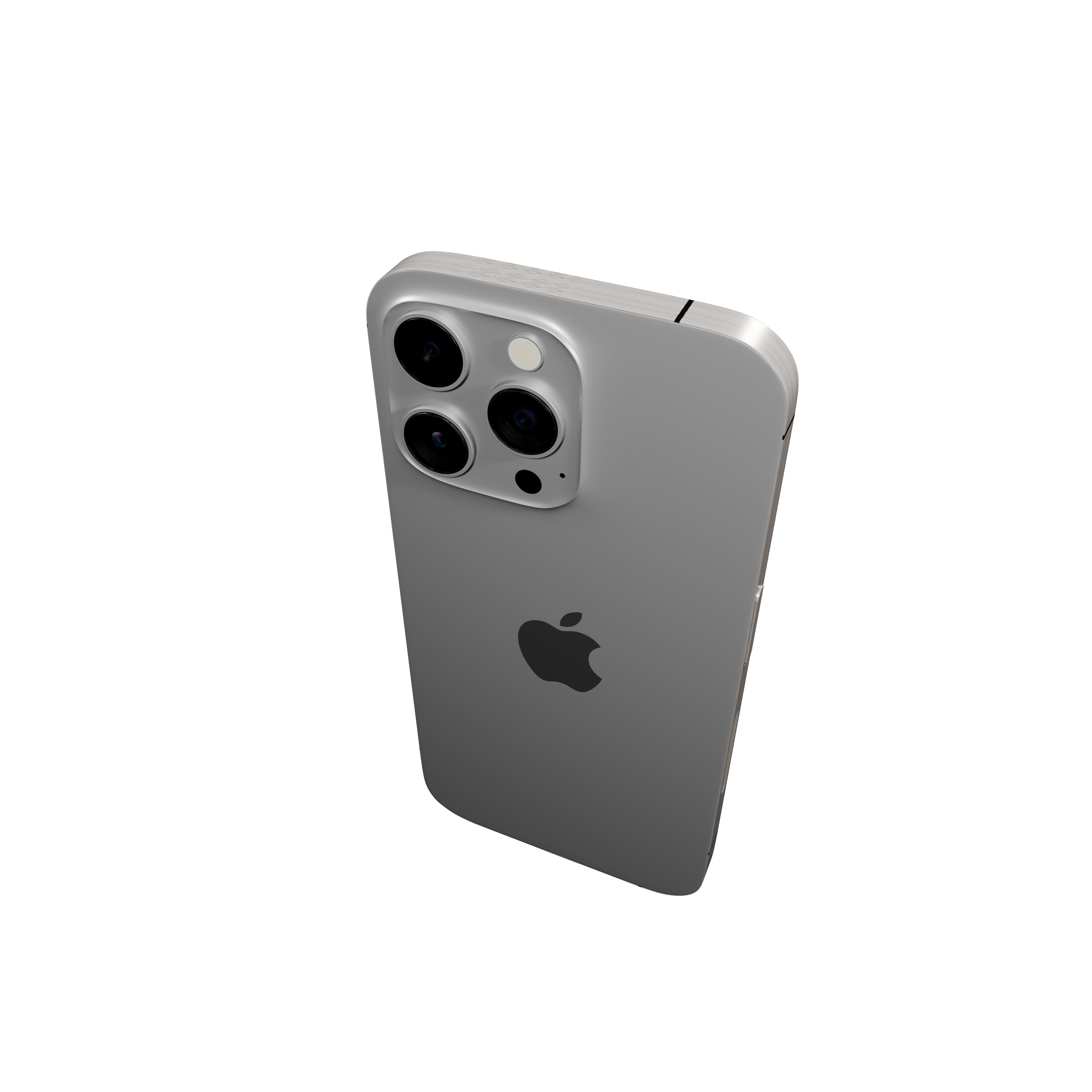 Apple iPhone 15 Pro Max Low-Poly Low-poly 3D model_4