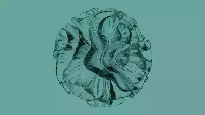 Glass Flower  3D model