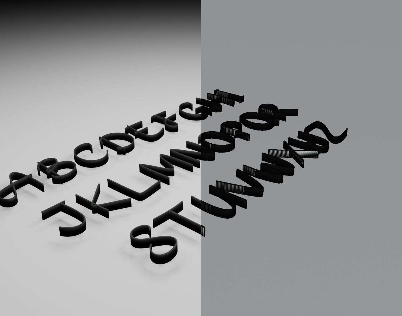 Barokah Signature Text 3D print model_14