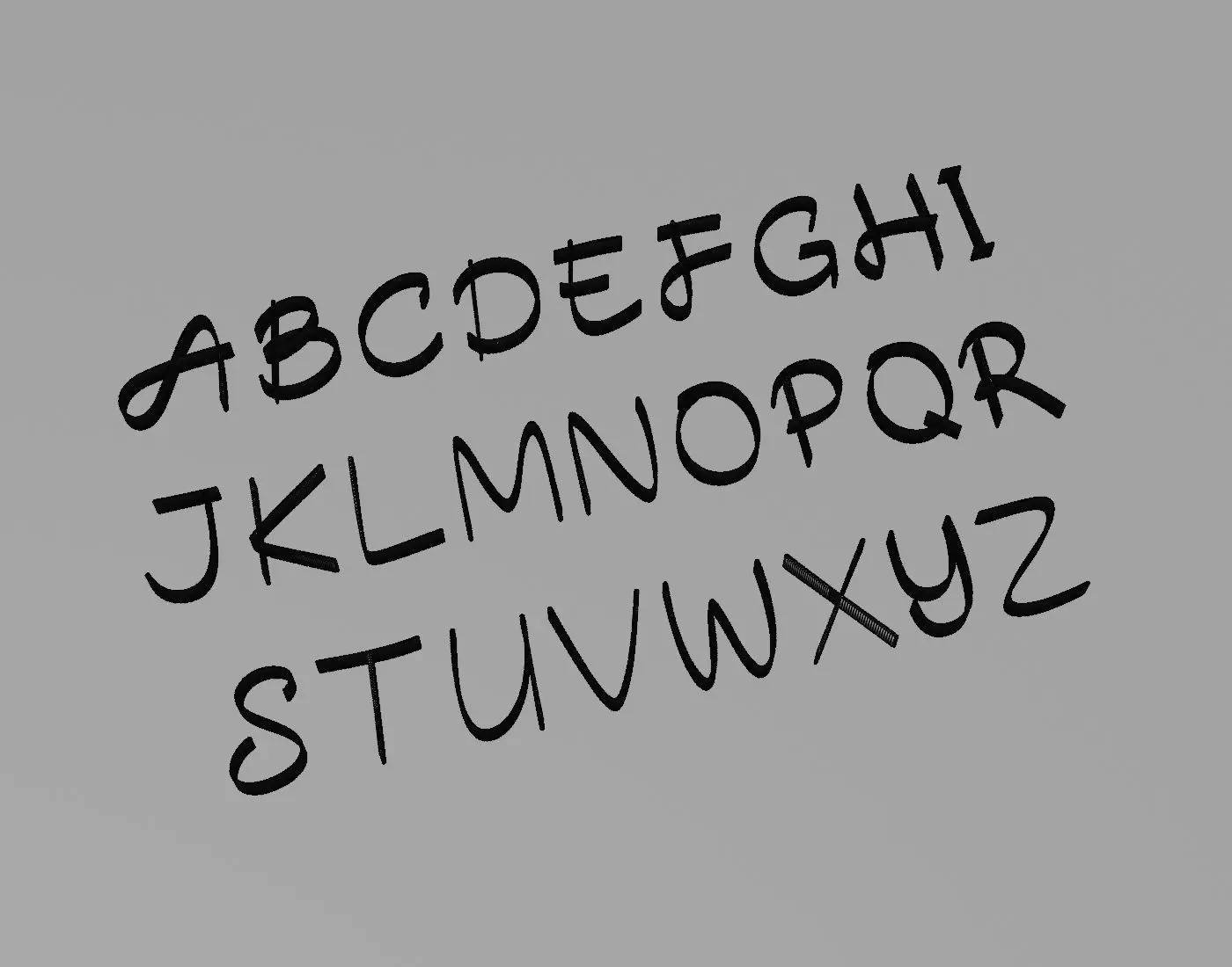 Barokah Signature Text 3D print model_0