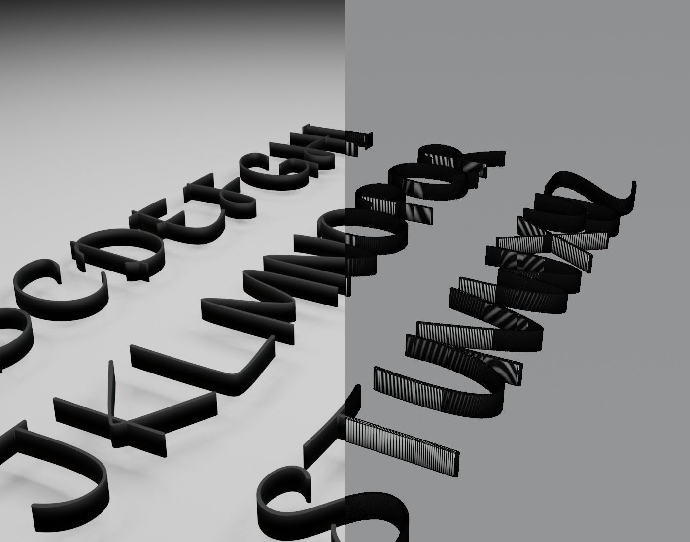 Barokah Signature Text 3D print model_11