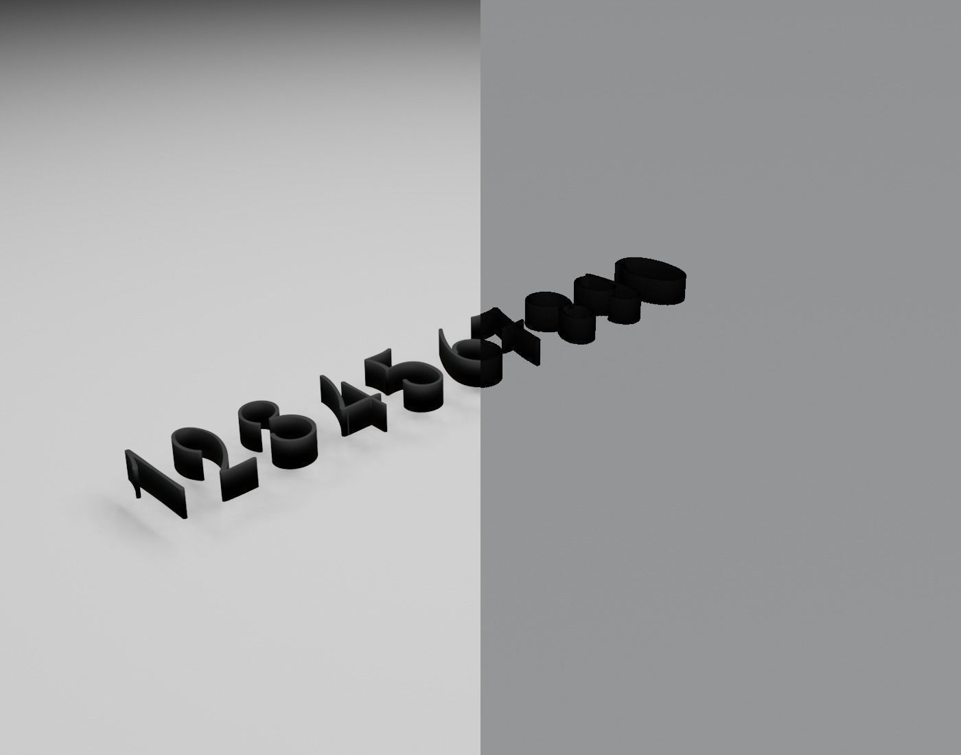 Barokah Signature Text 3D print model_9