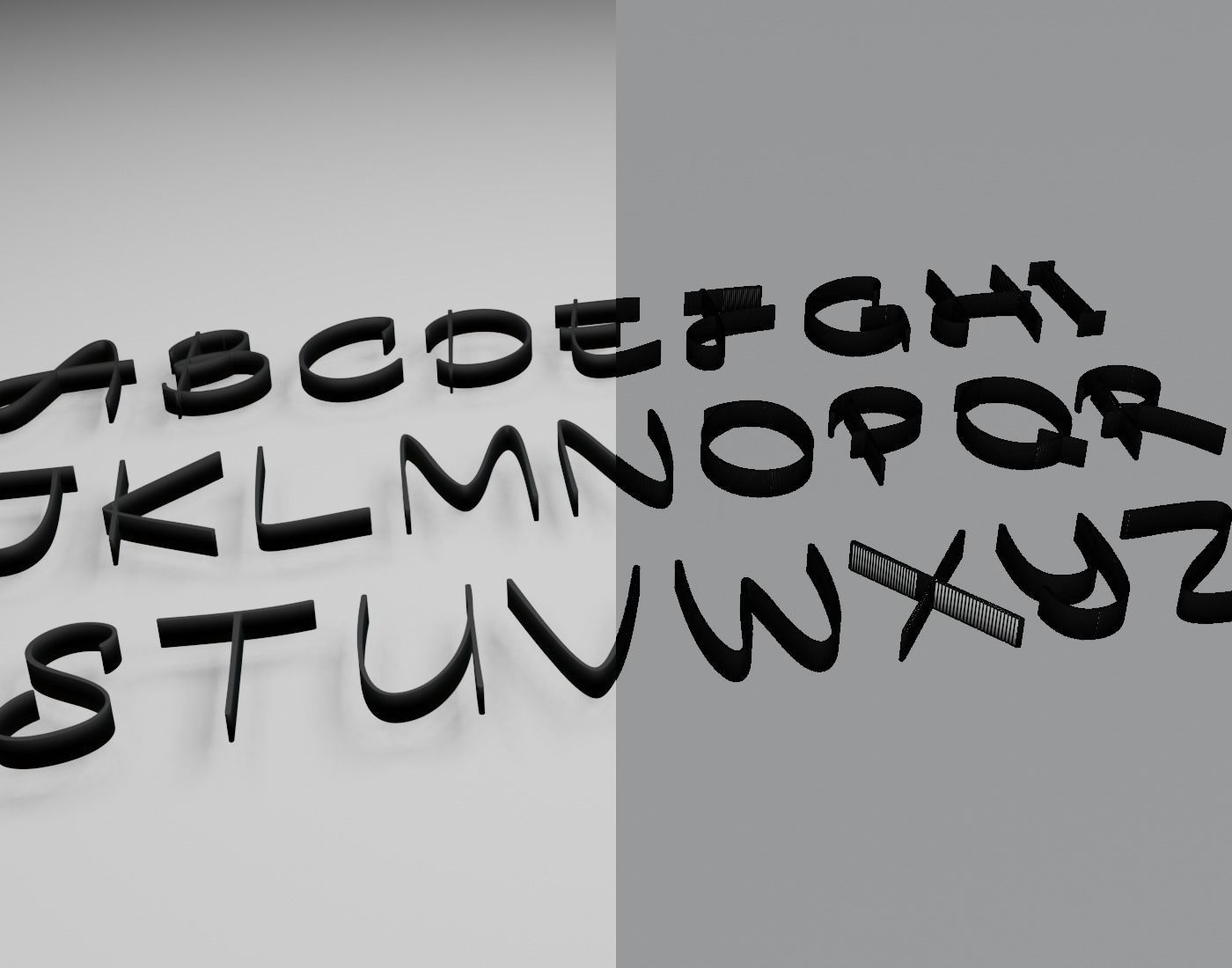 Barokah Signature Text 3D print model_8