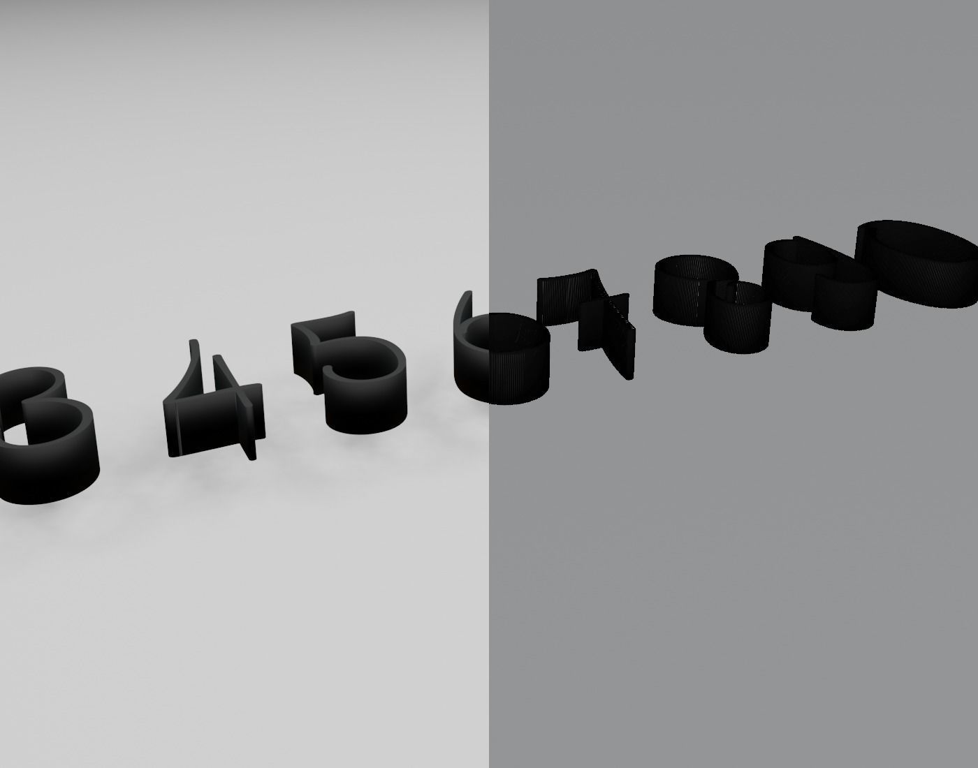 Barokah Signature Text 3D print model_7
