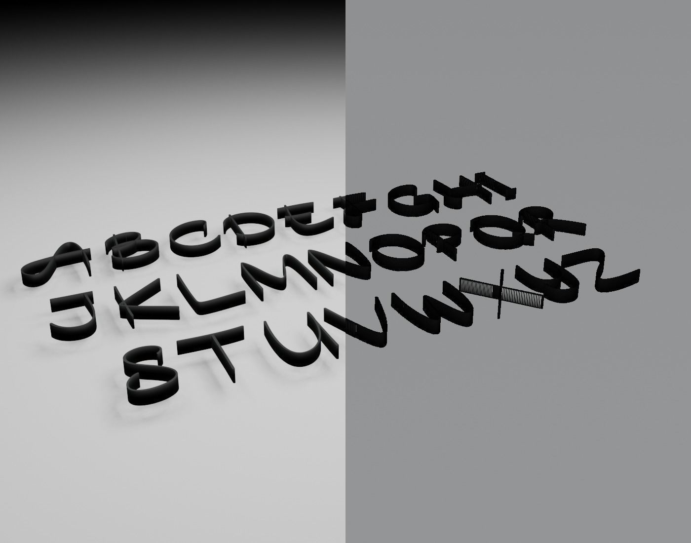 Barokah Signature Text 3D print model_10
