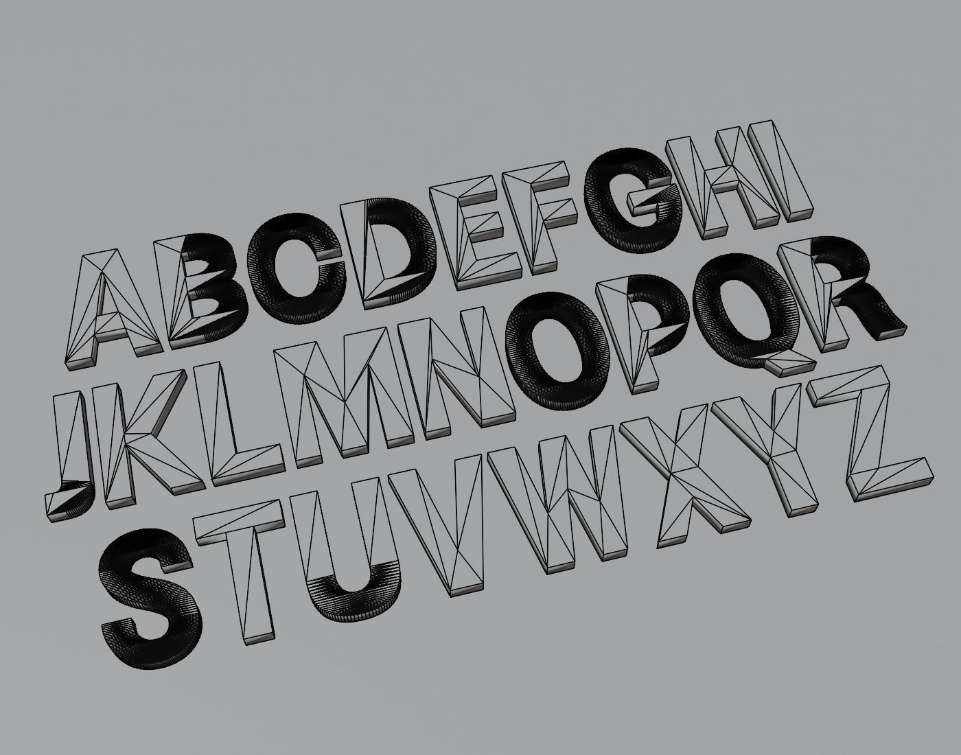 Lowball Neue Semi Bold 3D print model_4