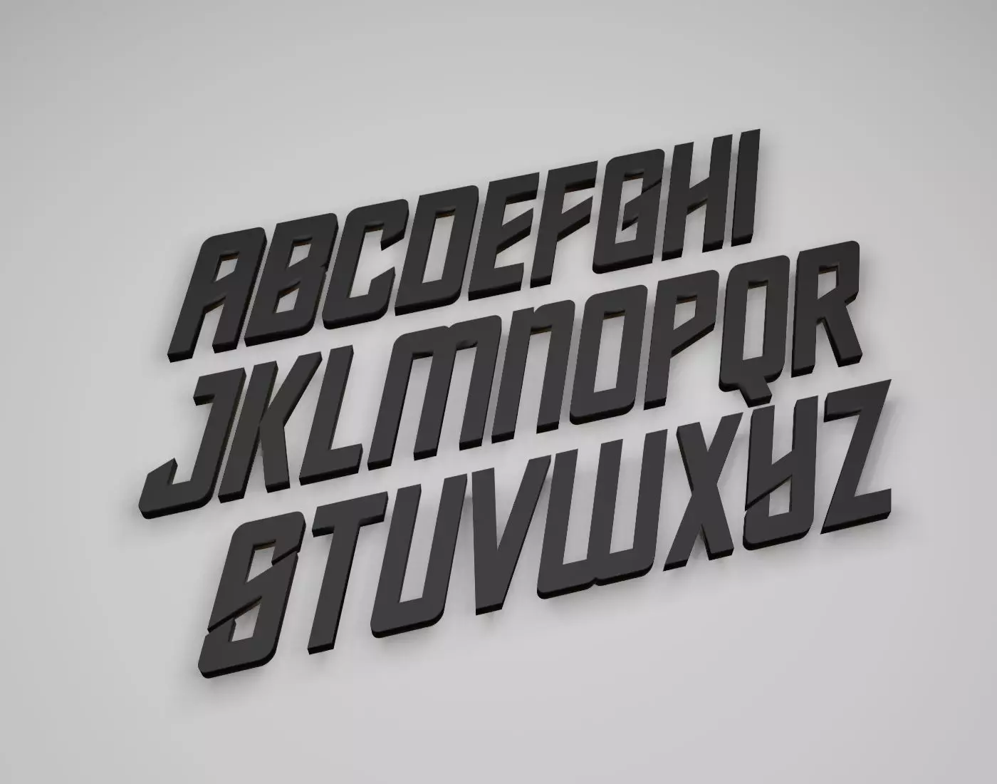 Edge Of The Galaxy Italic 3D print model_0