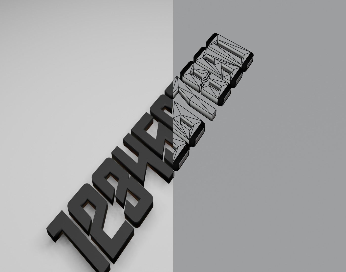Edge Of The Galaxy Italic 3D print model_13