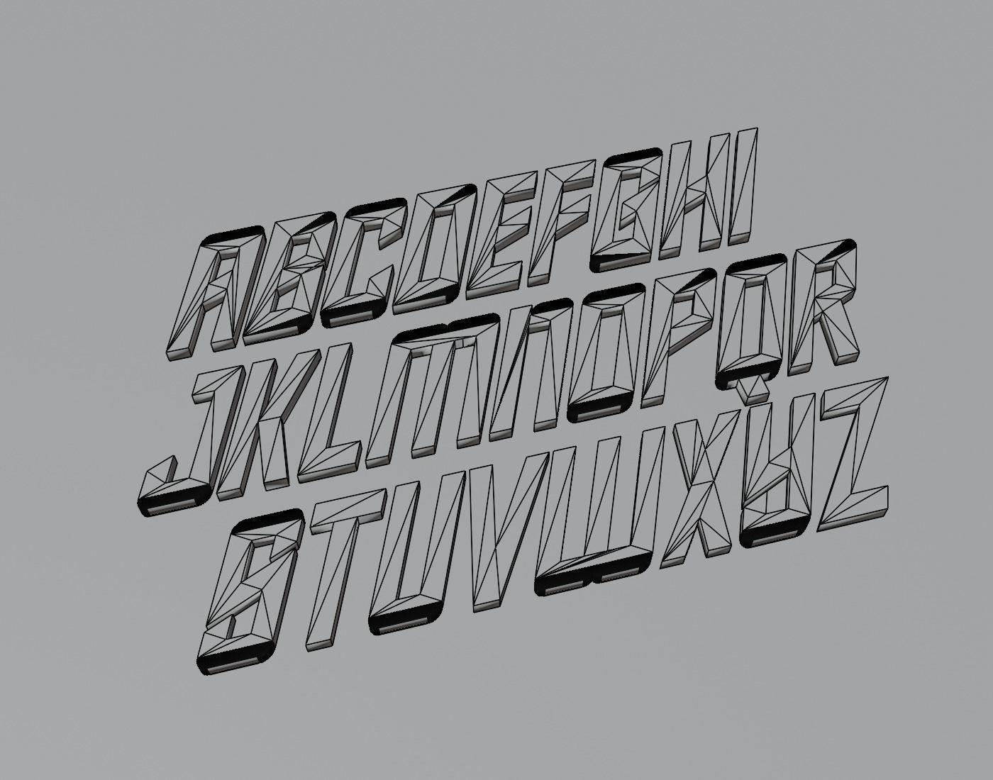 Edge Of The Galaxy Italic 3D print model_3