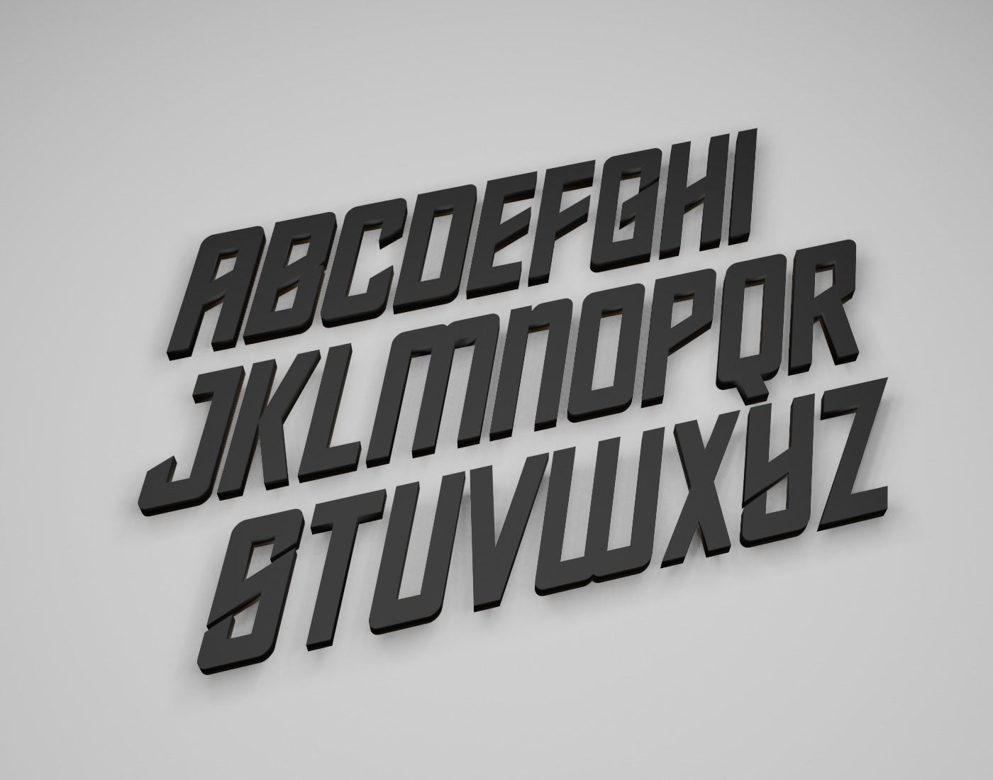 Edge Of The Galaxy Italic 3D print model_17