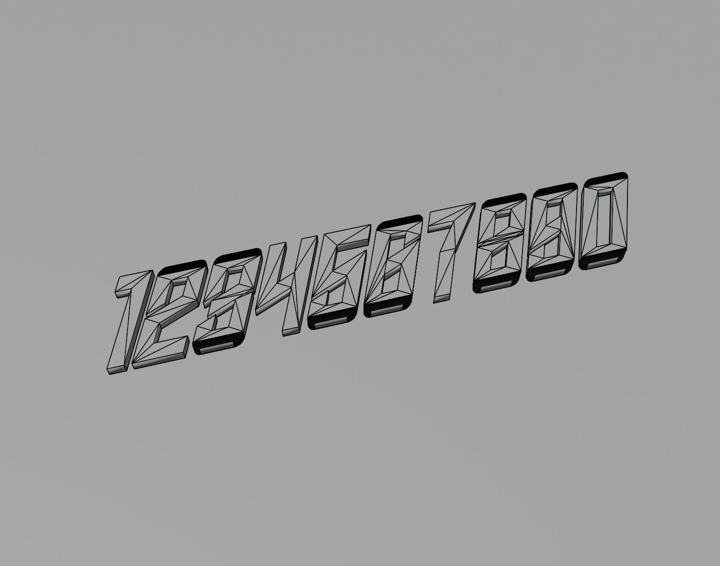 Edge Of The Galaxy Italic 3D print model_5