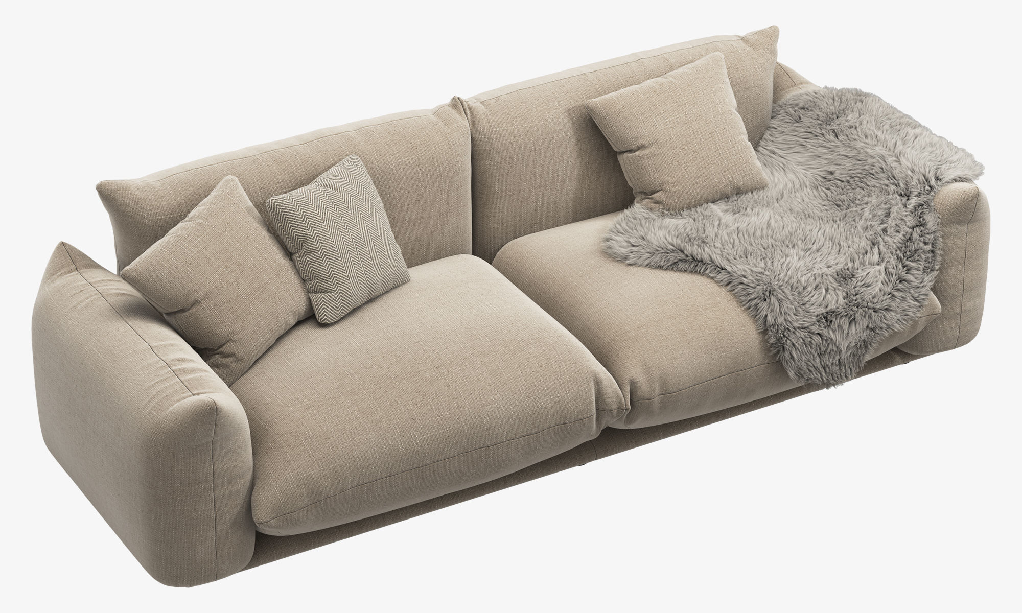 Marenco sofa by Arflex 3D model_5