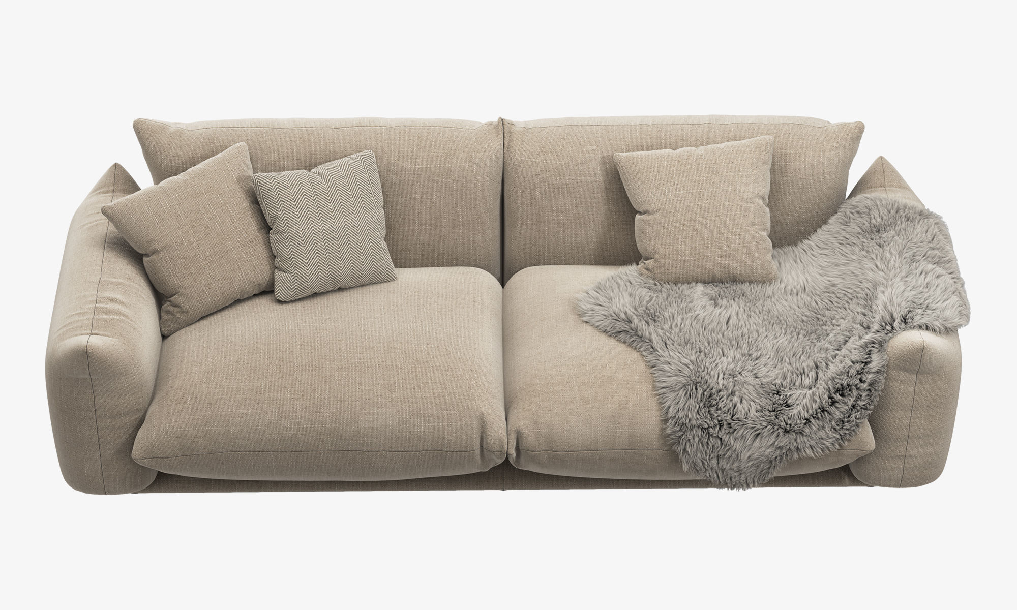 Marenco sofa by Arflex 3D model_6