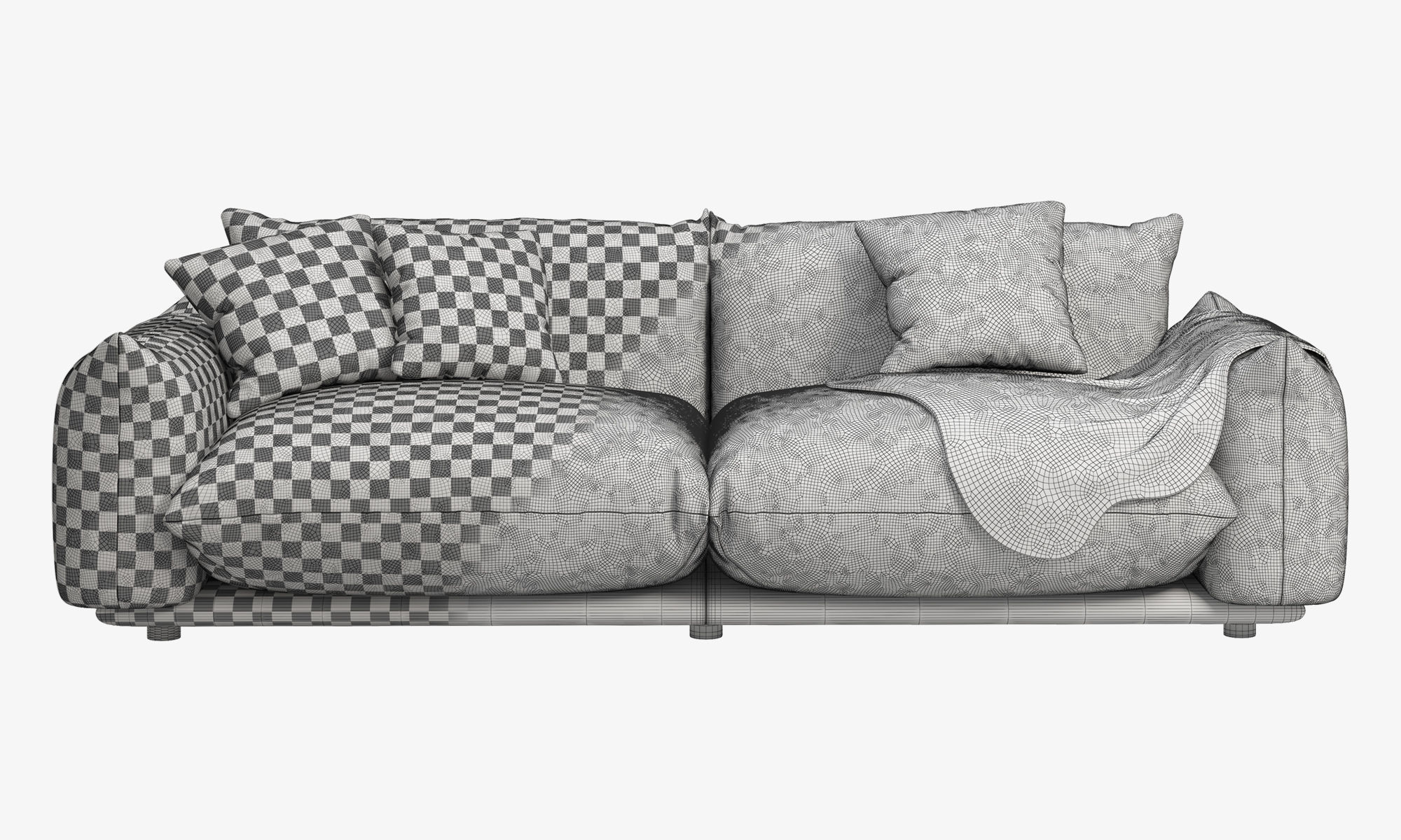 Marenco sofa by Arflex 3D model_8
