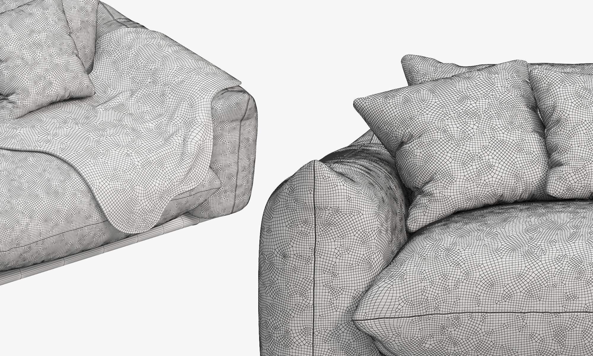 Marenco sofa by Arflex 3D model_7